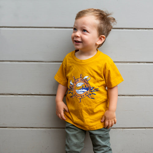 Captain Shucker Kids Tee