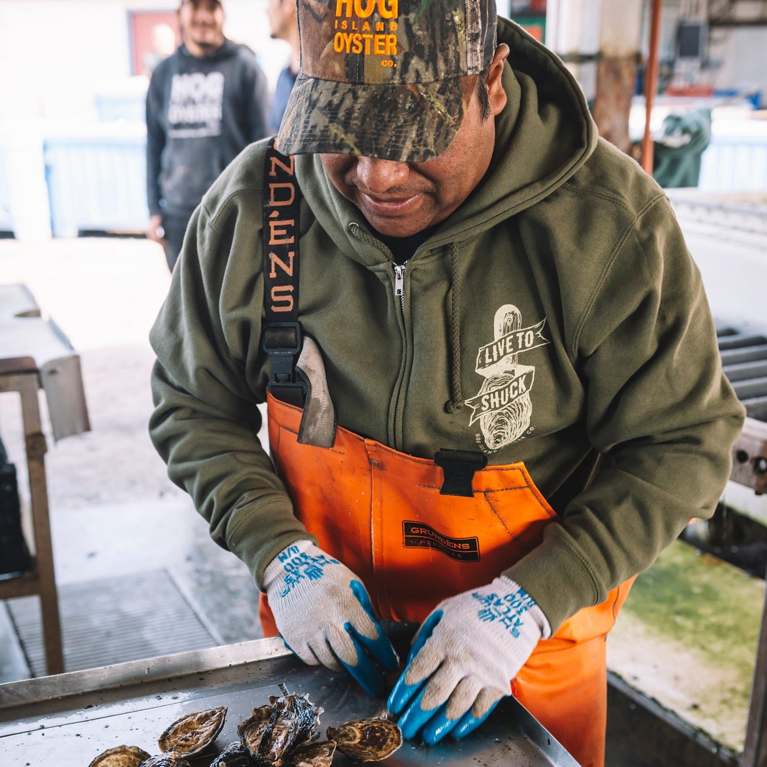 Live to Shuck Zip-Up Hoodie – Hog Island Oyster Co.